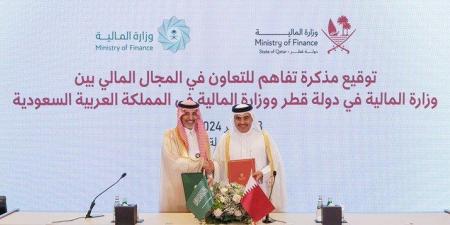 قطر والسعودية توقعان مذكرة تعاون مالية لدعم المعايير الدولية للشفافية