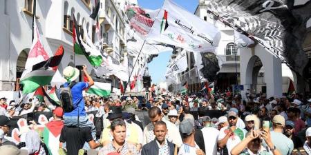 من الرباط إلى فلسطين .. آلاف المغاربة يحيون الذكرى الأولى لـ"طوفان الأقصى"