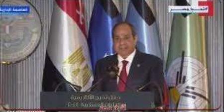 الرئيس السيسي: مصر تتجاوز التحديات والصعاب بوحدة شعبها