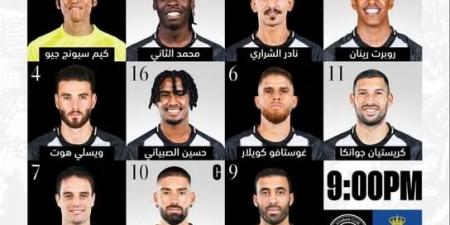 التشكيل الرسمي لمباراة الشباب والنصر في دوري روشن السعودي