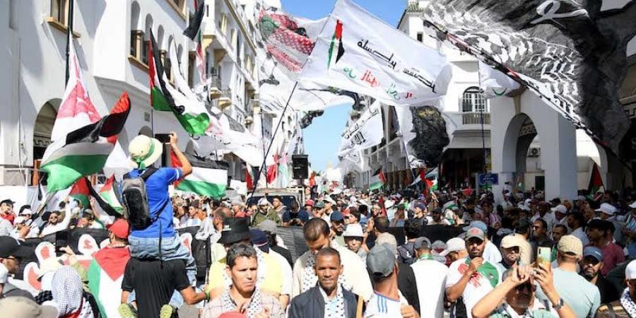 من الرباط إلى فلسطين .. آلاف المغاربة يحيون الذكرى الأولى لـ"طوفان الأقصى"