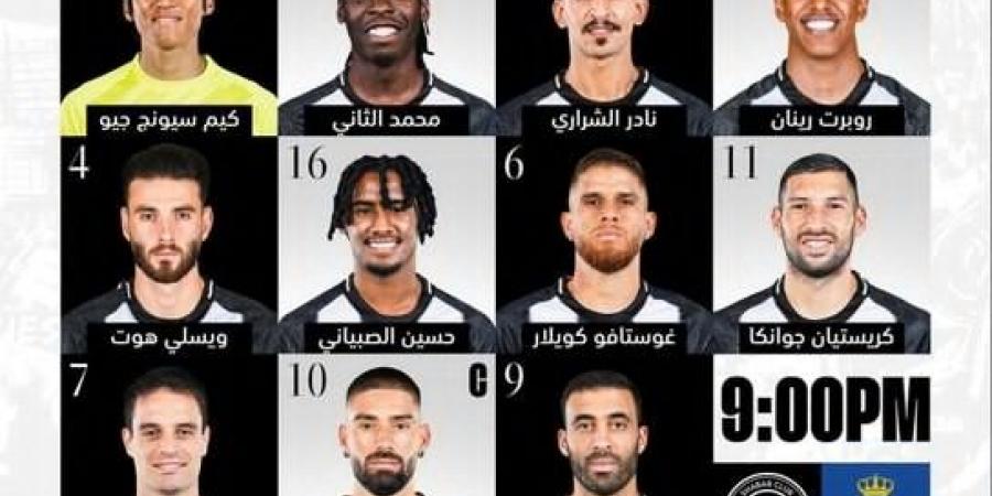 التشكيل الرسمي لمباراة الشباب والنصر في دوري روشن السعودي