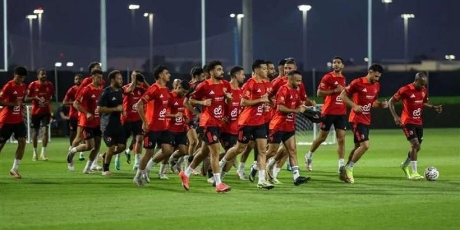 الأهلي ينهي مرانه الأول استعدادا لمواجهة الزمالك