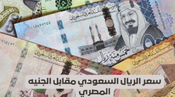 سعر الريال السعودي في البنوك مقابل الجنيه اليوم السبت 16 مارس