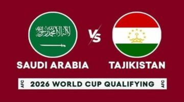 موعد مباراة السعودية وطاجيكستان في تصفيات كأس العالم 2024 على القنوات الناقلة
