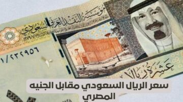 مفاجأة في سعر الأخضر.. سعر الريال السعودي اليوم في البنوك 21 ابريل