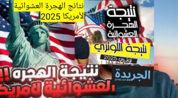 الاستعلام عن نتائج الهجرة العشوائية لأمريكا 2025 وشروط القبول في اللوتري الأمريكي