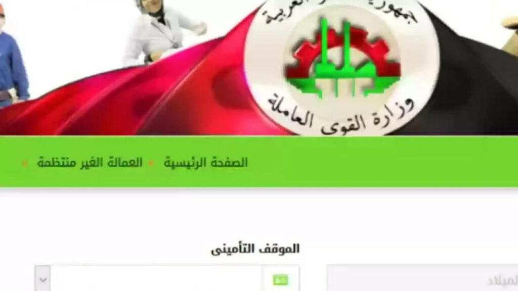 رابط الاستعلام عن منحة العمالة الغير منتظمة