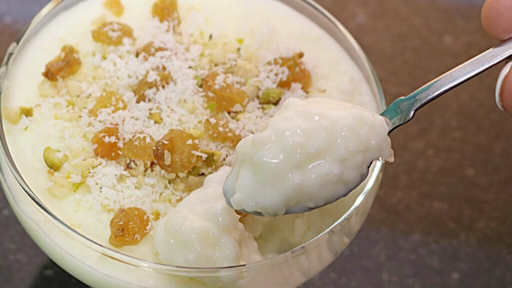 طريقة عمل الأرز باللبن بالمكسرات