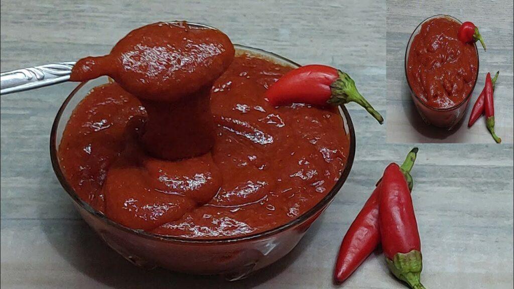 طريقة عمل الكاتشب الحار