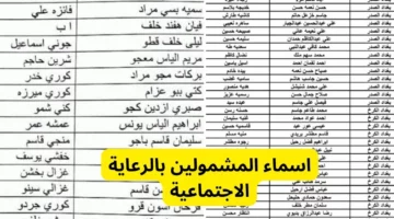 منصة مظلتي لاستخراج أسماء المستفيدين من الرعاية الاجتماعية في كافة محافظات العراق بالنسبة للدفعة الأخيرة