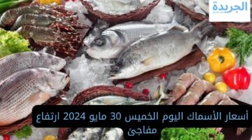 ارتفاع مفاجئ في أسعار الأسماك اليوم الخميس 30 مايو 2024