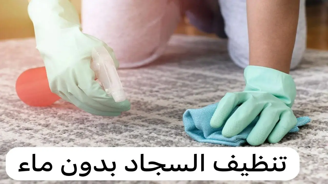 خطوات تنظيف السجاد بدون غسيل