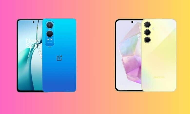 مقارنة بين هاتفي OnePlus Nord CE4 Lite وGalaxy A35 5G
