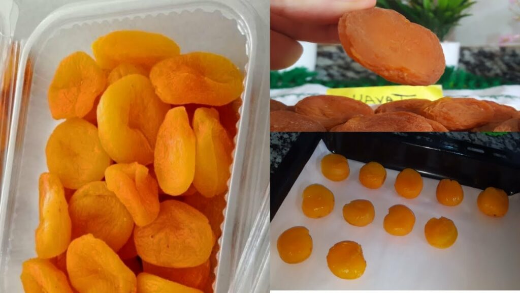 خطوات عمل المشمش المجفف