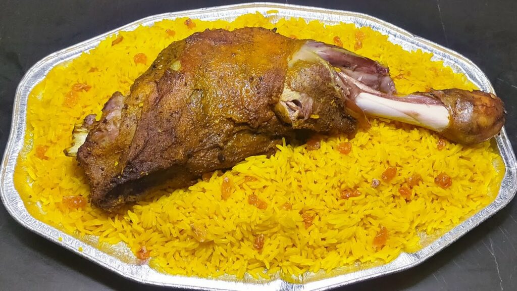 المندي باللحمة الضاني