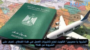 “أبشروا يا مصريين” الكويت تفتح تأشيرات العمل في هذا القطاع.. تعرف على الشروط من هنا!!