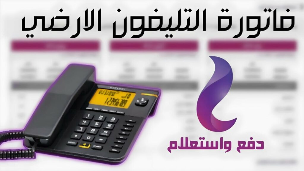 فاتورة الخط الأرضي شهر يونيو
