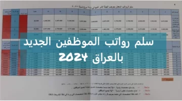 تعرف على سلم رواتب الموظفين في العراق حسب قرارات وزارة المالية 2024