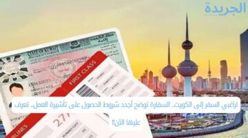 لراغبي السفر إلى الكويت.. السفارة توضح أجدد شروط الحصول على تأشيرة العمل.. تعرف عليها الآن!!