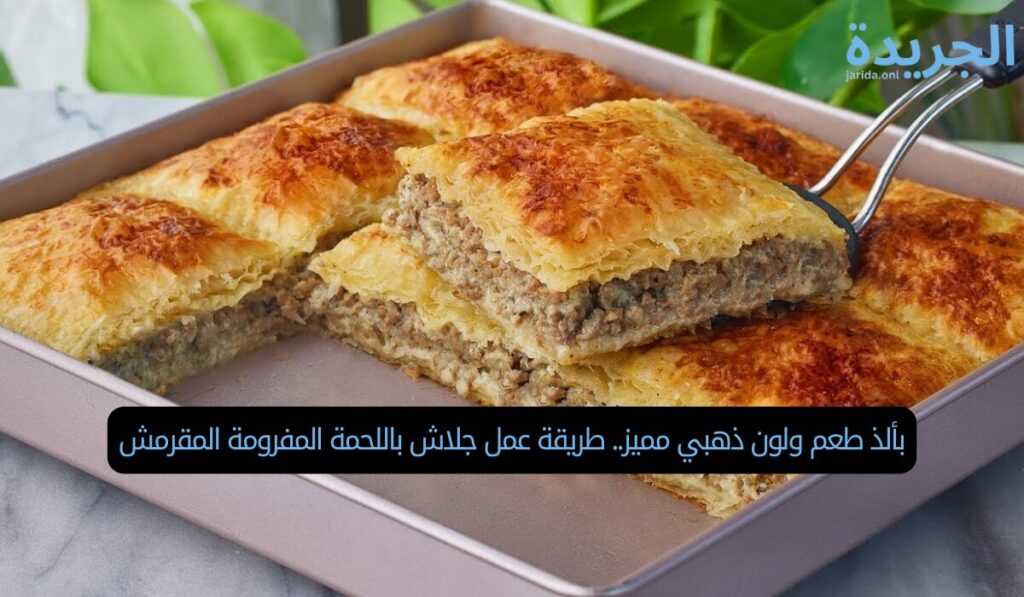 بألذ طعم ولون ذهبي مميز.. طريقة عمل جلاش باللحمة المفرومة المقرمش