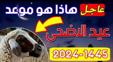 الإفتاء تحسم الجدل وتجيب.. موعد عيد الأضحى المبارك 2024 في مصر