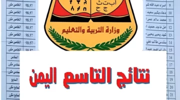 وزارة التربية والتعليم تعلن عن نتائج الصف التاسع في اليمن 2024
