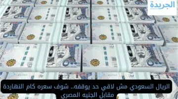 الريال السعودي مش لاقي حد يوقفه.. شوف سعره كام النهاردة مقابل الجنيه المصري