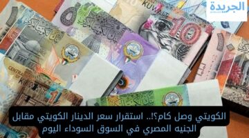 الكويتي وصل كام؟!.. استقرار سعر الدينار الكويتي مقابل الجنيه المصري في السوق السوداء اليوم