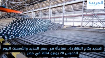 الحديد بكام النهاردة.. مفاجأة في سعر الحديد والأسمنت اليوم الخميس 20 يونيو 2024 في مصر