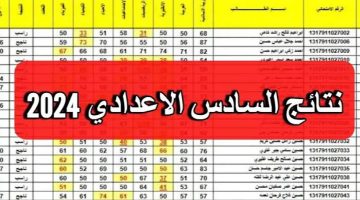 عبر najah.iq.. رابط نتائج السادس اعدادي العراق 2024 علمي وأدبي بالرقم السري للطالب