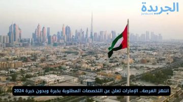 انتهز الفرصة.. الإمارات تعلن عن التخصصات المطلوبة بخبرة وبدون خبرة 2024