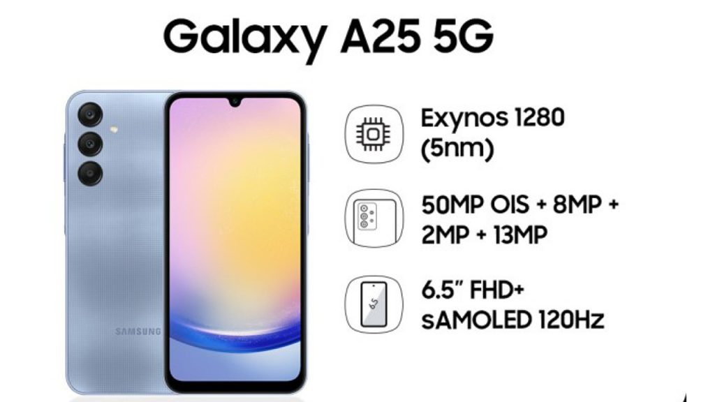 مواصفات هاتف Samsung Galaxy A25