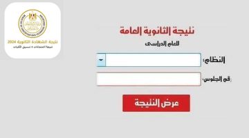 رابط الاستعلام الان.. نتيجة الثانوية العامة 2024 برقم الجلوس