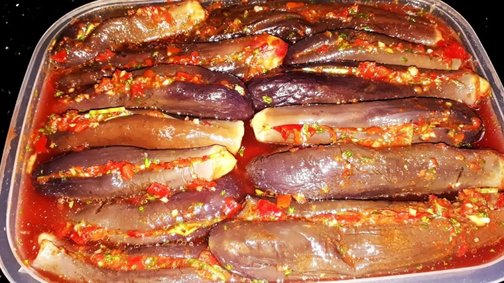 مكونات الباذنجان