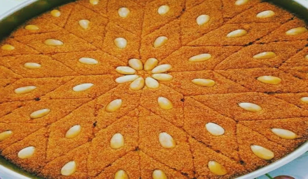 مكونات البسبوسة المرملة