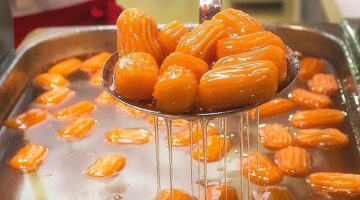 حلويات رمضان عمل بلح الشام المقرمش مثل المحلات
