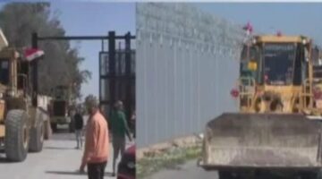 القاهرة الإخبارية: معدات الإعمار تبدأ تمهيد الطريق المؤدى إلى كرم أبو سالم من الجانب الفلسطينى – الجريدة