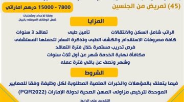 وزير العمل يعلن عن توفير 140 فرصة عمل للكوادر مصرية من الأطباء والممرضين العمل في الإمارات – الجريدة