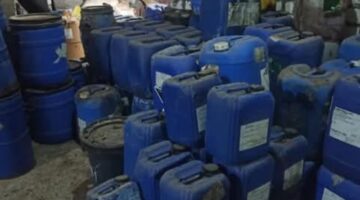 ضبط 21 طن مواد كيميائية منتهية الصلاحية تستخدم في صناعة المنظفات بمركز بلبيس – الجريدة