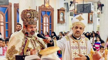 الأنبا توما يترأس المناولة الاحتفالية بكنيسة السيدة العذراء بكوم غريب – الجريدة