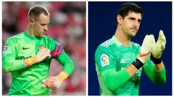 كورتوا يسبب أزمة تير شتيجن في برشلونة