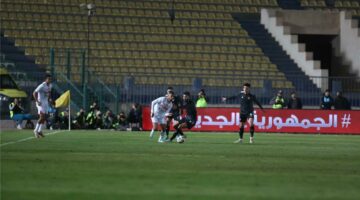 توفيق محمد يسجل هدف بتروجيت أمام الزمالك.