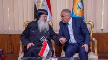 رئيس طنطا يستقبل مطران طنطا