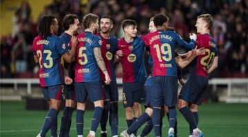 برشلونة يتصدر الدوري الإسباني بثلاثية على أوساسونا