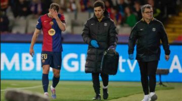 برشلونة يخسر أولمو بعد إصابته في 6 مباريات حاسمة