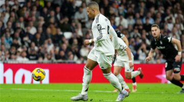مبابي يفتتح التسجيل لريال مدريد وليجانيس يرد.