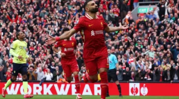 صلاح يتصدر ترتيب هدافي الدوري الإنجليزي