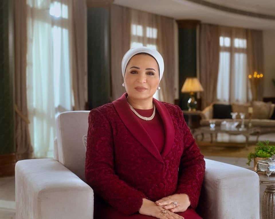 السيدة انتصار السيسي حرم رئيس الجمهورية 1727766262 0