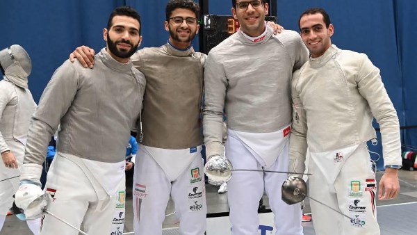 تهنئة السيسي لمنتخب السيف حافز للاعبين